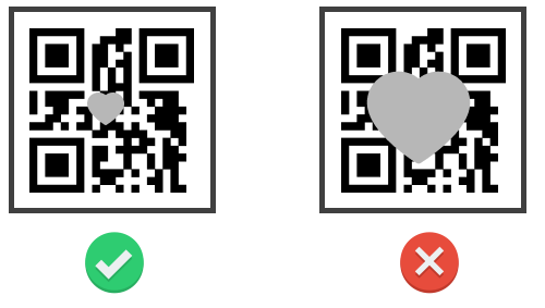 Código QR con un logo