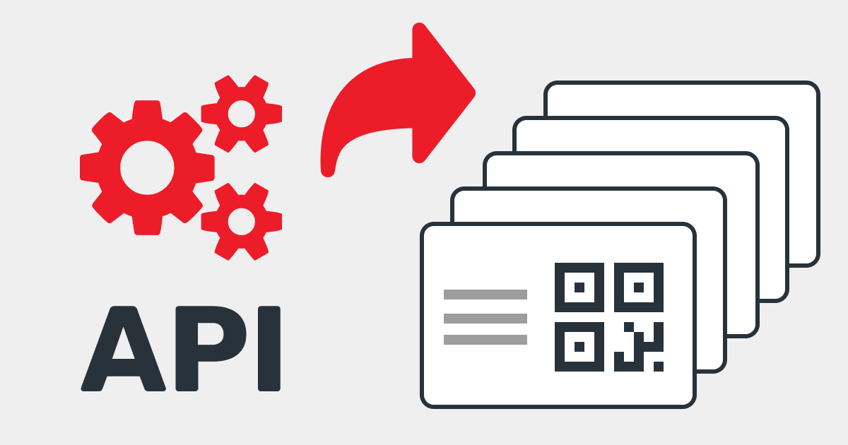 Create Mobile Business Cards or vCard QR Codes with the API
