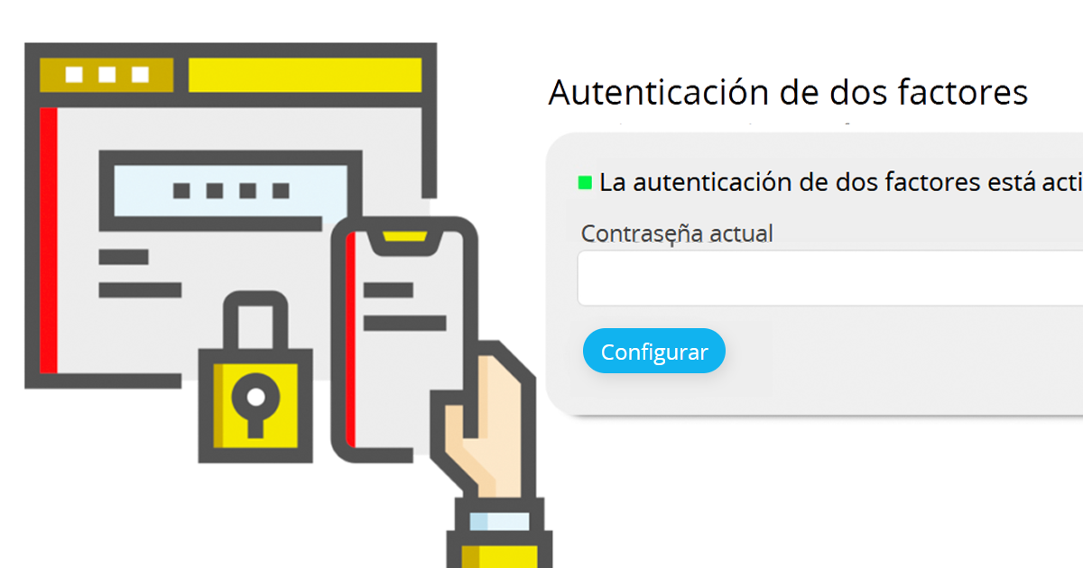 ¿Cómo añado la autenticación de dos factores (2FA) a mi cuenta?
