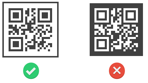 Beware of Inverted (Negative) QR Codes